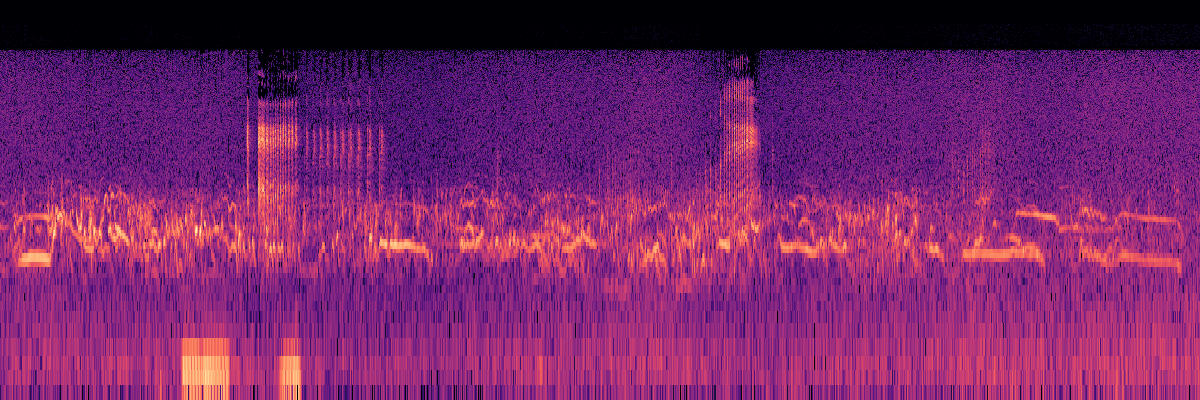 Spectrogram: Wolves Howling With Ptarmigan, Part 2